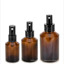 slope shoulder 30ml 60ml 100ml 125ml 200ml amber lotion cosmetic glass bottle